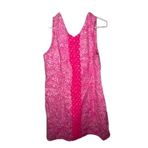 Lilly Pulitzer For Target See Ya Later Pink Shift Dress Size 14